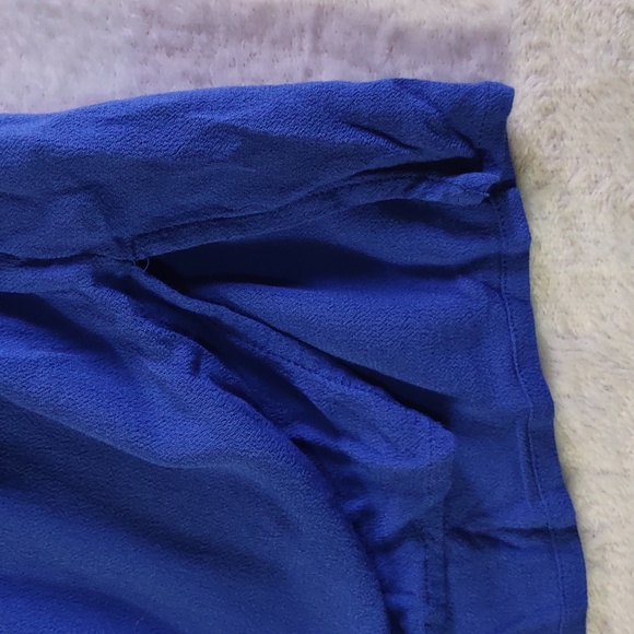 Medium royal blue 1/2 sleeve shirt, With Embroidery Detail by Ruby Rd. - Picture 7 of 14